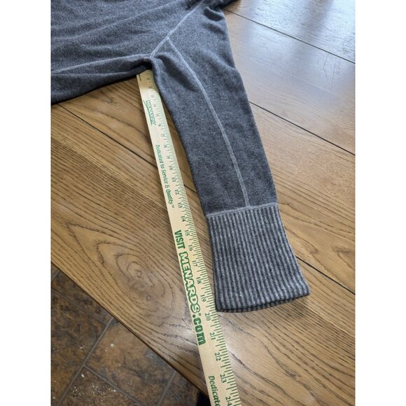 PRANA‎ Cowl Neck Sweater Size Large Drawstring Wool Blend Long Sleeve Preppy - Picture 7 of 10